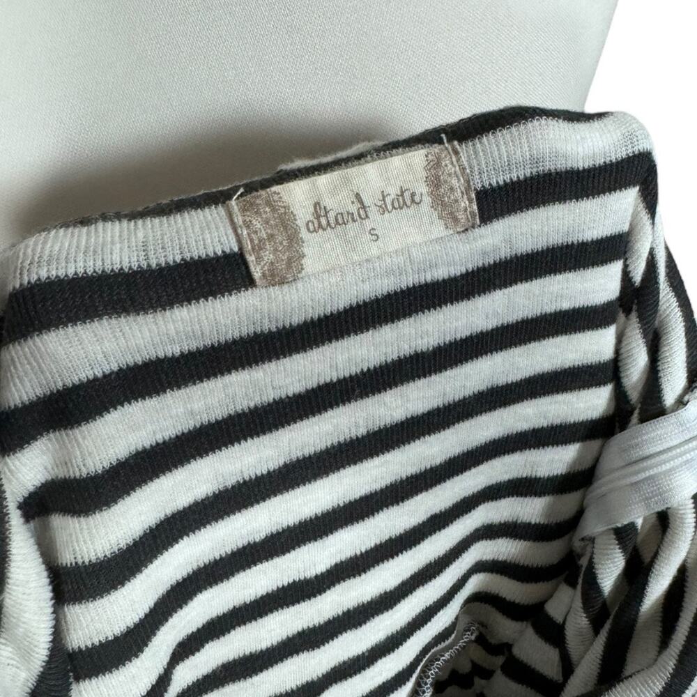 Altar'd State Gray and White Striped Maxi Dress - Size Small - Picture 4 of 4